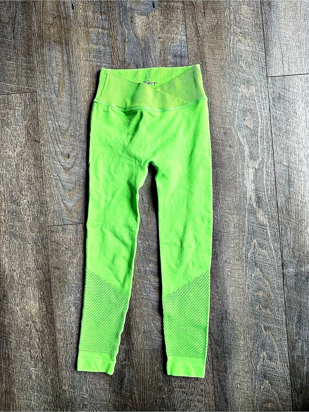 SHEFIT Seamless Leggings Women's Green Athletic 7/8